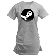 Подовжена футболка з логотипом Steam