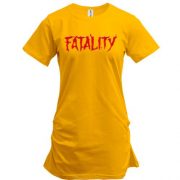 Подовжена футболка з написом Fatality (Mortal Kombat)