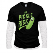 Комбінований лонгслів I'm pickle Rick (2)