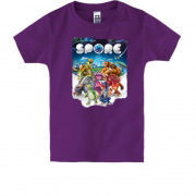 Детская футболка с постером игры SPORE