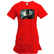Подовжена футболка з обкладинкою Dishonored 2