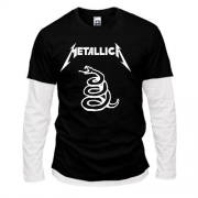 Лонгслив комби Metallica - The Black Album