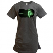 Подовжена футболка з постером гри Outlast 2