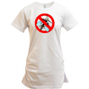 Подовжена футболка зі знаком "Комарі заборонені"