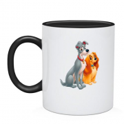 Чашка з собаками Леді і бродяга