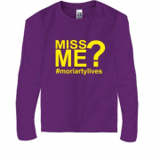 Детская футболка с длинным рукавом Miss Me& (Morriarty)