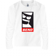 Детская футболка с длинным рукавом BEND (OBEY Bender)