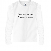 Детская футболка с длинным рукавом Love the lovers