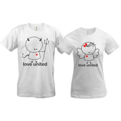 Парні футболки Love united