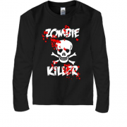 Детская футболка с длинным рукавом Zombie killer