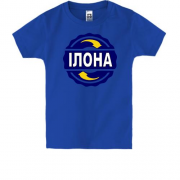 Дитяча футболка з ім'ям Ілона в колі