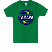 Детская футболка с именем Тамара в круге