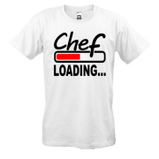 Футболка  с надписью "chef " шеф-повар