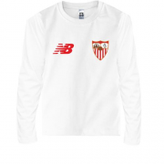 Детская футболка с длинным рукавом FC Sevilla (Севилья) mini