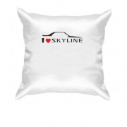 Подушка я люблю Skyline