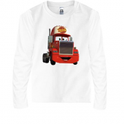 Детская футболка с длинным рукавом грузовик Мак из Тачки