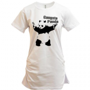 Подовжена футболка Gangsta Panda