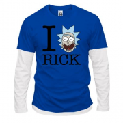 Комбінований лонгслів Rick And Morty - I Love Rick