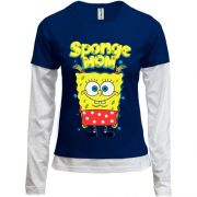 Комбинированный лонгслив Sponge mam