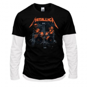 Лонгслив комби Metallica (барабаны)