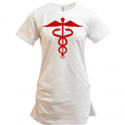 Подовжена футболка з гербом медицини (2)