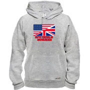 Худі з написом "Я буду навчати говорити на американському"