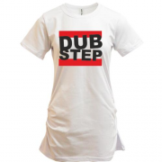 Подовжена футболка Dub step (напис)