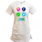 Подовжена футболка для SMM