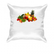 Подушка з фруктово-овочевим букетом