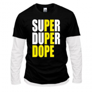Комбинированный лонгслив Super Dope