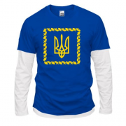 Лонгслив комби с гербом Президента Украины