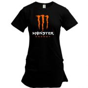 Подовжена футболка Monster energy (orange)