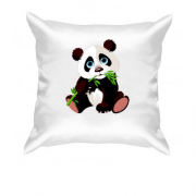 Подушка панда з бамбуком