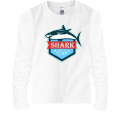 Детская футболка с длинным рукавом Shark king of the oceans