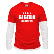 Лонгслив комби La Gigolo Bussiness