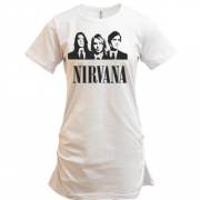 Подовжена футболка Nirvana (гурт)
