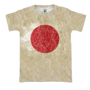 3D футболка с флагом Японии