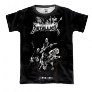 3D футболка Metallica Band