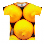 3D футболка з лимонами