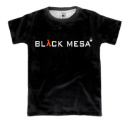 3D футболка с символикой сотрудника Black Mesa (Half Life)
