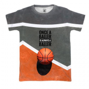 3D футболка Баскетбол навсегда