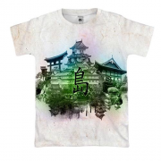 3D футболка з Китайським містечком