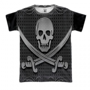3D футболка з піратською символікою
