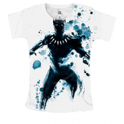 Женская 3D футболка Black Panther