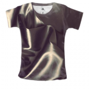 Женская 3D футболка с шелковой тканью