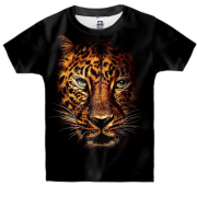 Дитяча 3D футболка з леопардом (2)