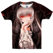 Дитяча 3D футболка с аниме девушкой "дьявольские возлюбленные"