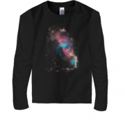 Детская футболка с длинным рукавом с галактикой
