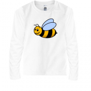 Детская футболка с длинным рукавом в летающей пчелой