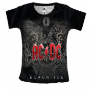 Жіноча 3D футболка AC/DC Black Ice